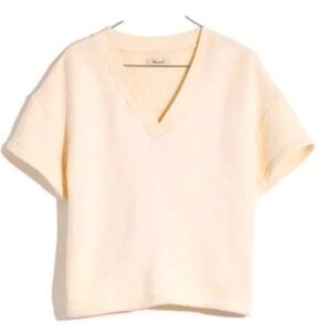 MADEWELL MWL Airy Tery Short Sleeve Top Size LARGE